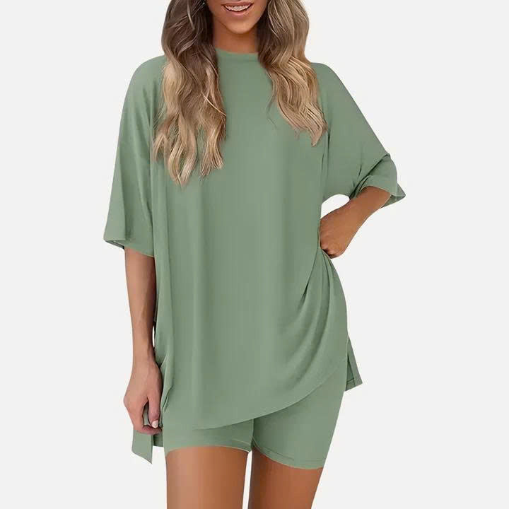 Women’s Loose Two-Piece Set – Summer 2025