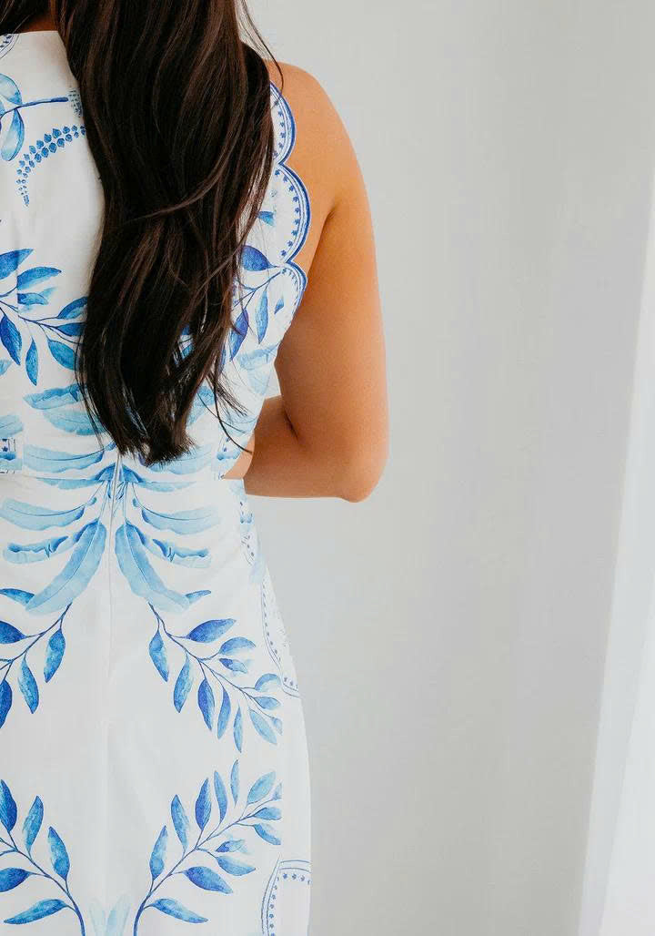 Kyla Printed Midi Dress
